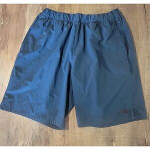 The North Face Shorts Mens Large Blue Flash‎ Dry Outdoor Casual Running Hiking